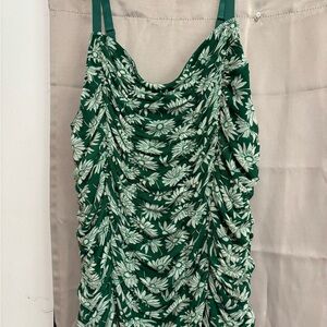 Torrid Green and White Floral